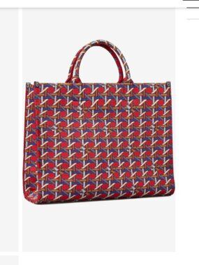 Tory Burch® Ella Circular Knit Tote Handbag NWOT